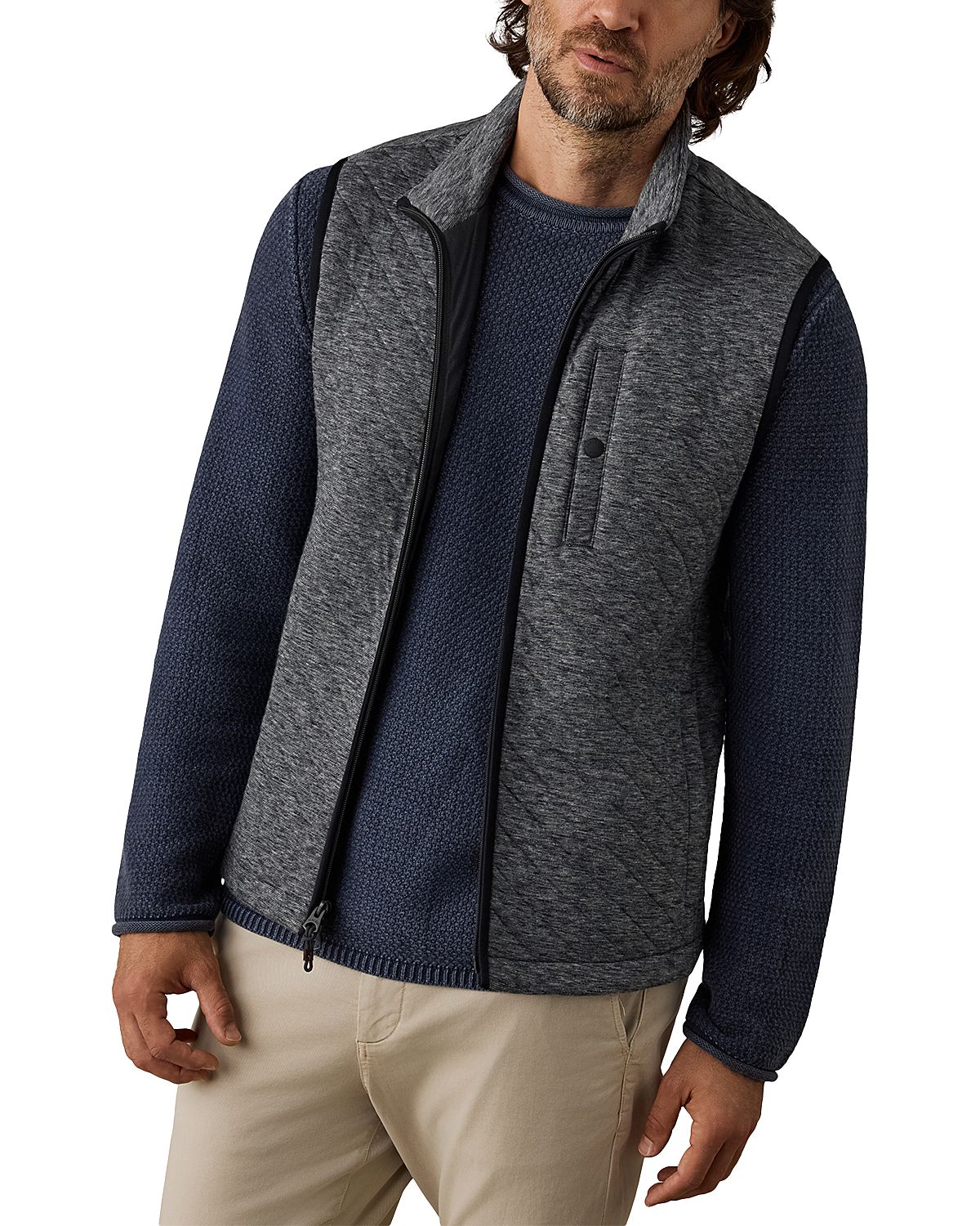 Faherty Epic Quilted Fleece Vest