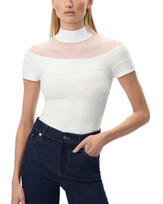 La Belle High Neck Bandage Top