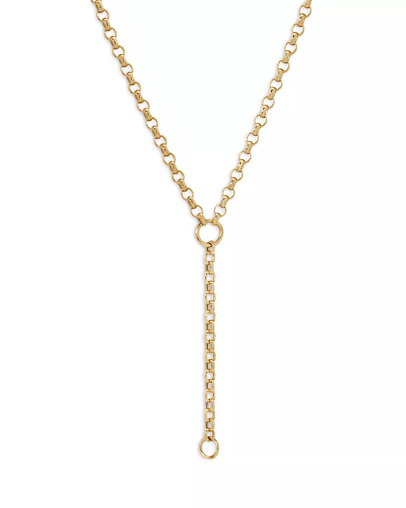 Adina Reyter 14K Yellow Gold Lariat Necklace, 16