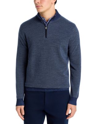 Blair Birdseye Quarter Zip Sweater
