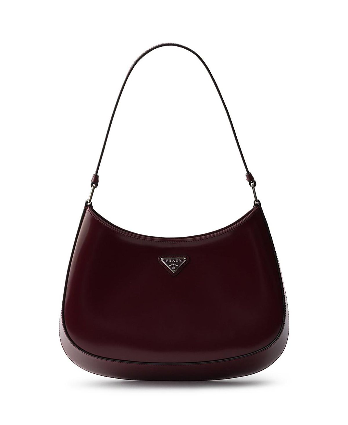 Prada Cleo Brushed Leather Shoulder Bag