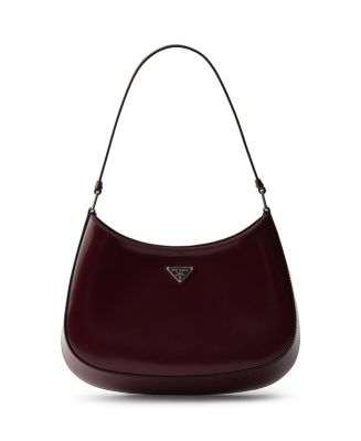 Prada Cleo Brushed Leather Shoulder Bag | Bloomingdale's Handbags