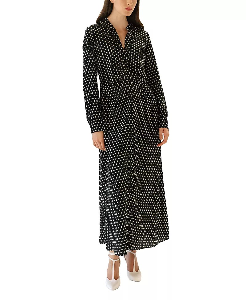 Callas Milano Genny Fit Flare Shirt Dress