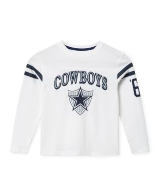 Unisex NFL Dallas Cowboys Striped Long Sleeve Tee - Little Kid, Big Kid