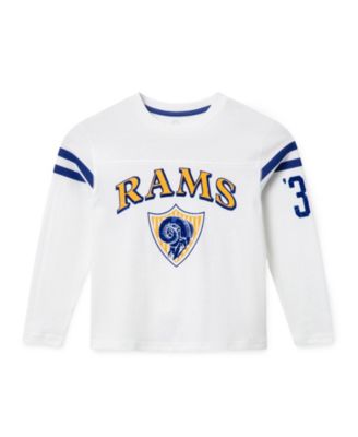 Unisex NFL Los Angeles Rams Striped Long Sleeve Tee - Little Kid, Big Kid