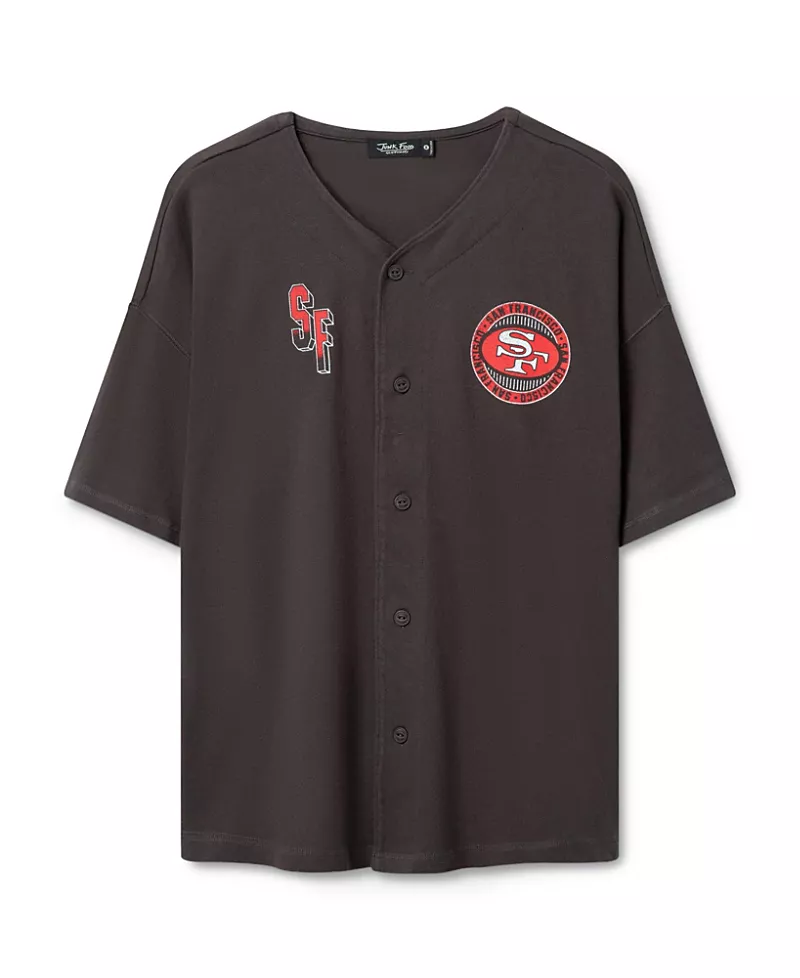 Junk Food Clothing Unisex Nfl San Francisco 49ers Baseball Jersey