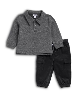 Boys' Salt & Pepper Polo Set  - Baby