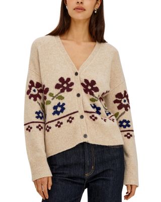 Saffron V Neck Cardigan Sweater