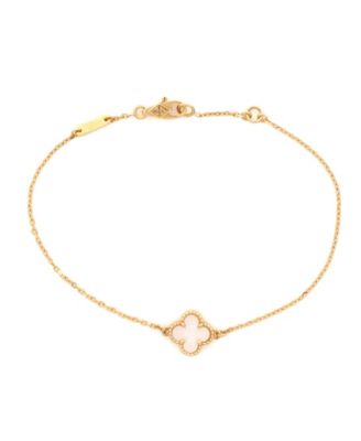  Sweet Alhambra Bracelet 18K Gold and Mother of Pearl