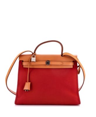 31 Herbag Zip Leather and Toile
