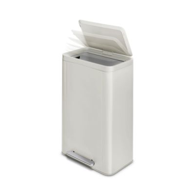 Durable Rectangular Step Trash Can, 45L