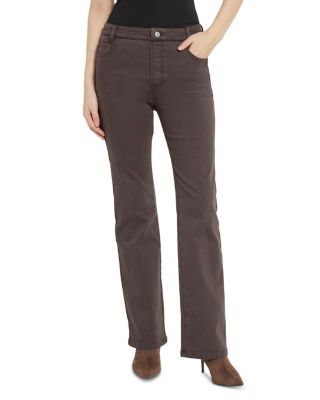 Lena Everyday Baby Bootcut Jeans in Asutex Double Espresso