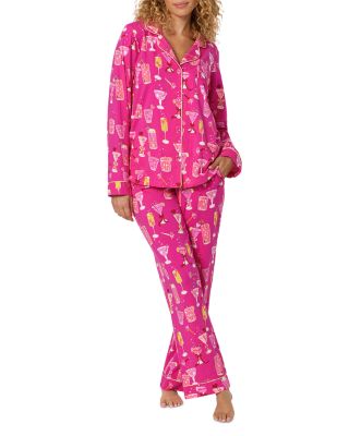 Printed Cotton Blend Pajama Set
