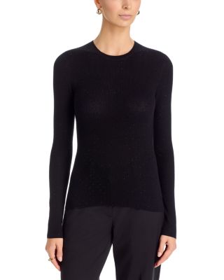 Cashmere Crewneck Embellished Sweater