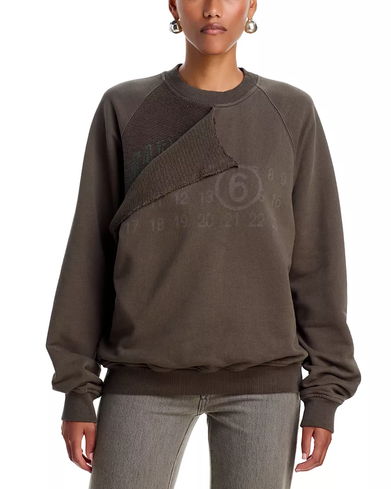 MM6 Maison Margiela Cotton Graphic Sweatshirt