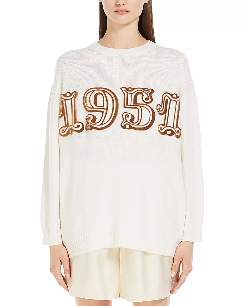Max Mara Fido Wool & Cashmere Crewneck Sweater