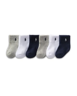 Boys' Gripper Socks, Pack of 6 - Baby