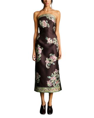 Josie Strapless Midi Dress