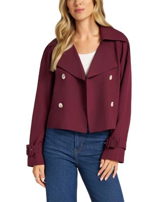Grayson Crop Trench Jacket