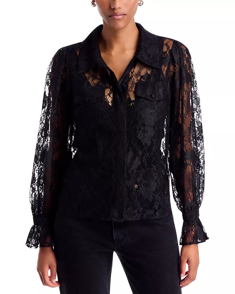 Six Fifty Brooke Long Sleeve Lace Blouse