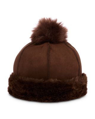 Faux Sheepskin Beanie