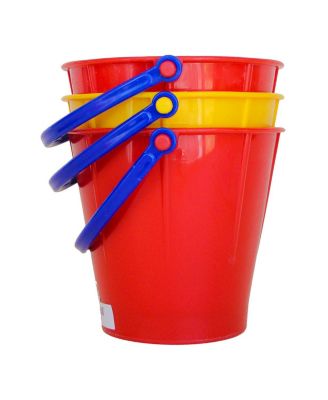 Large Sand Pail 3 Pack - Age 2.5+