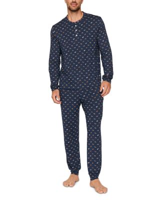 Eberjey Henry Printed Long Pajama Set