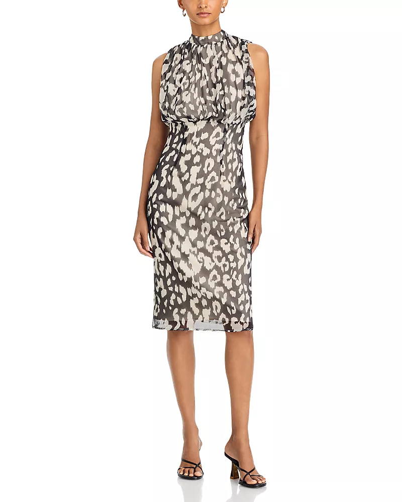 Area Stars Sleeveless Cheetah Dress