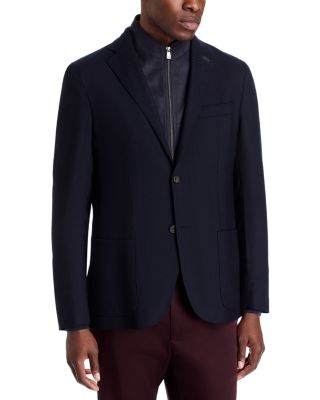 Wool Blend Twill ID Jacket & Removable Bib
