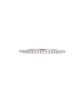  1.5mm Etincelle de Cartier Eternity Wedding Band Ring 18K White Gold Diamonds