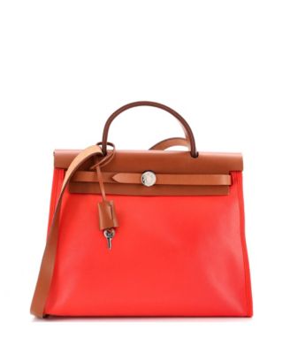 31 Herbag Zip Berline Vache Canvas and Leather
