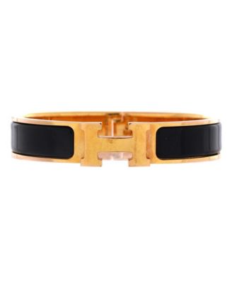 Narrow Clic H Bracelet Enamel