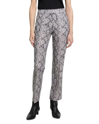 Marcee Wool Stretch Python Print Pants