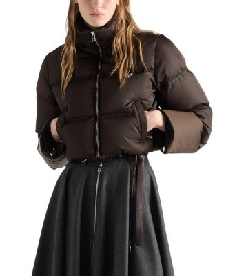  Cropped Re-Nylon Down Jacket