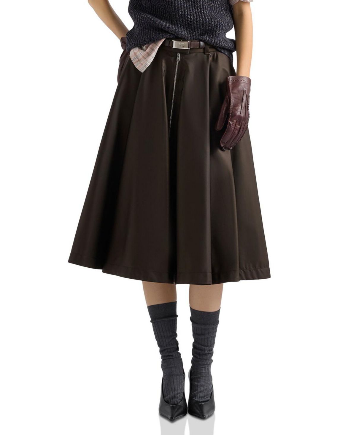 Re-Nylon skirt - angle 1