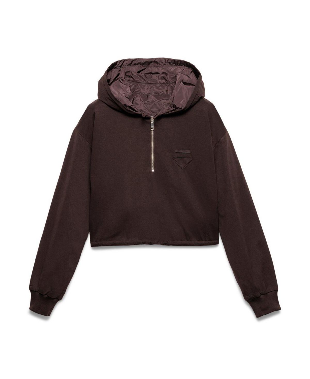 Reversible Cotton Jersey and Re-Nylon Hoodie thumbnail 6