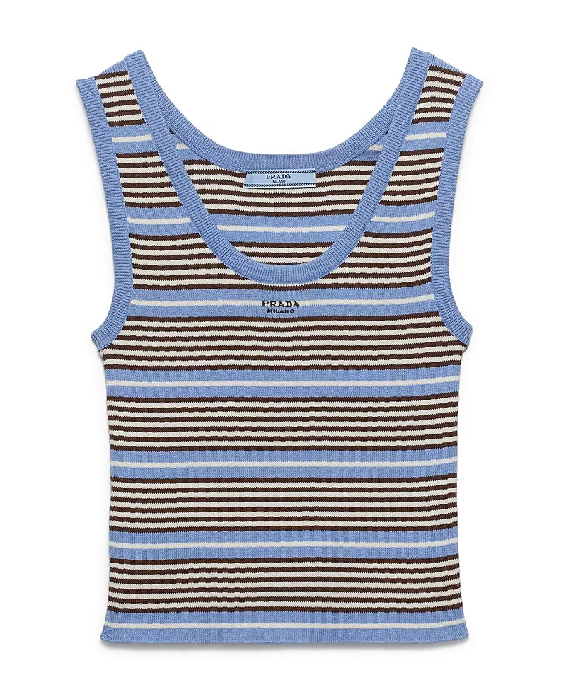 Prada Cotton Knit Tank Top