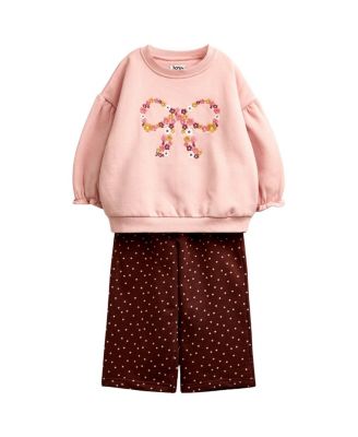 Girls' Sweatshirt & Trouser Outfit Set - Baby, Little Kid