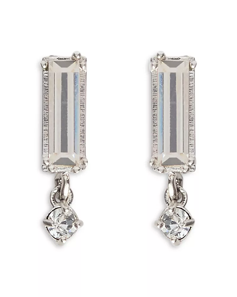 Jil Sander Crystal Drop Earrings