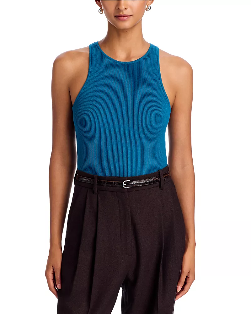 Toccin Avery Racer Rib Knit Tank