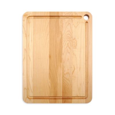 Williston Large Cutting Board with Groove, Maple