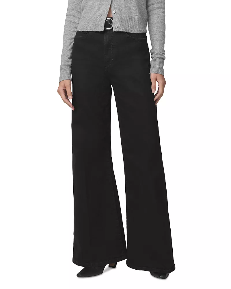 Joe's Jeans The Cher Petites Wide Leg Jeans in Inkblot