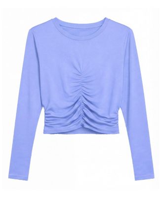 Girls' Pixie Ruched Long Sleeve Top - Little Kid, Big Kid