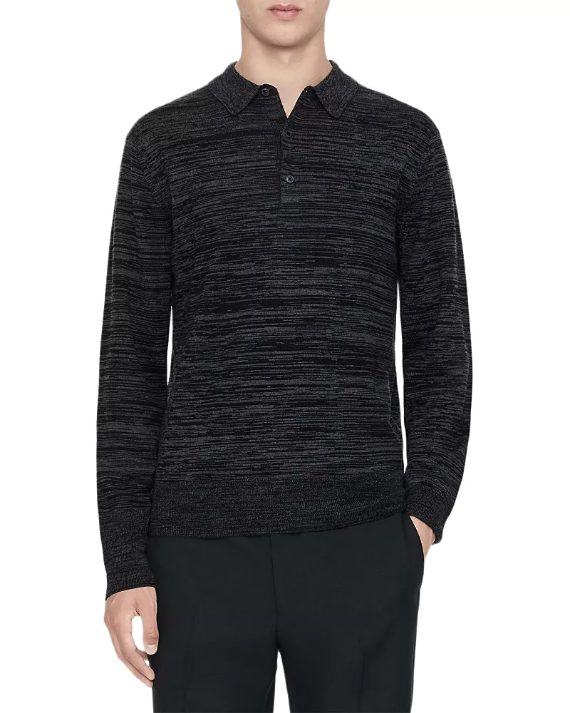 Allsaints Beton Wool Polo Sweater
