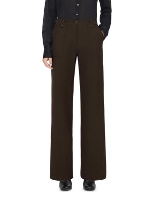 Calla Buckle Waist Buttoned Loop Pants