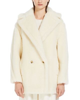 Alpaca Blend Teddy Bear Fleece Coat