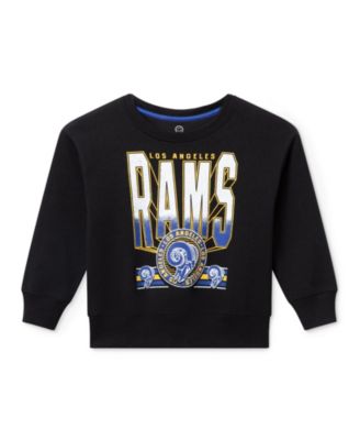 Unisex NFL Los Angeles Rams Drop Shoulder Crew Fleece - Little Kid, Big Kid