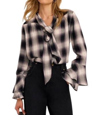 Women's Check Blouse