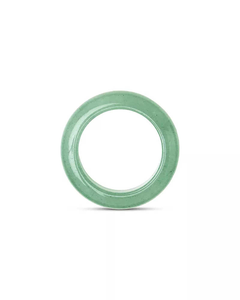 Lie Studio Ines Green Aventurine Band Ring