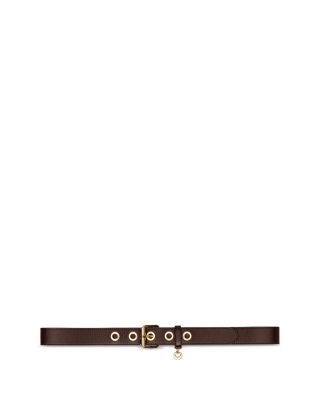 Maje Women's Miss M Spela Leather Heart Charm Belt